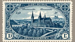 Erste Briefmarke in Deutschland