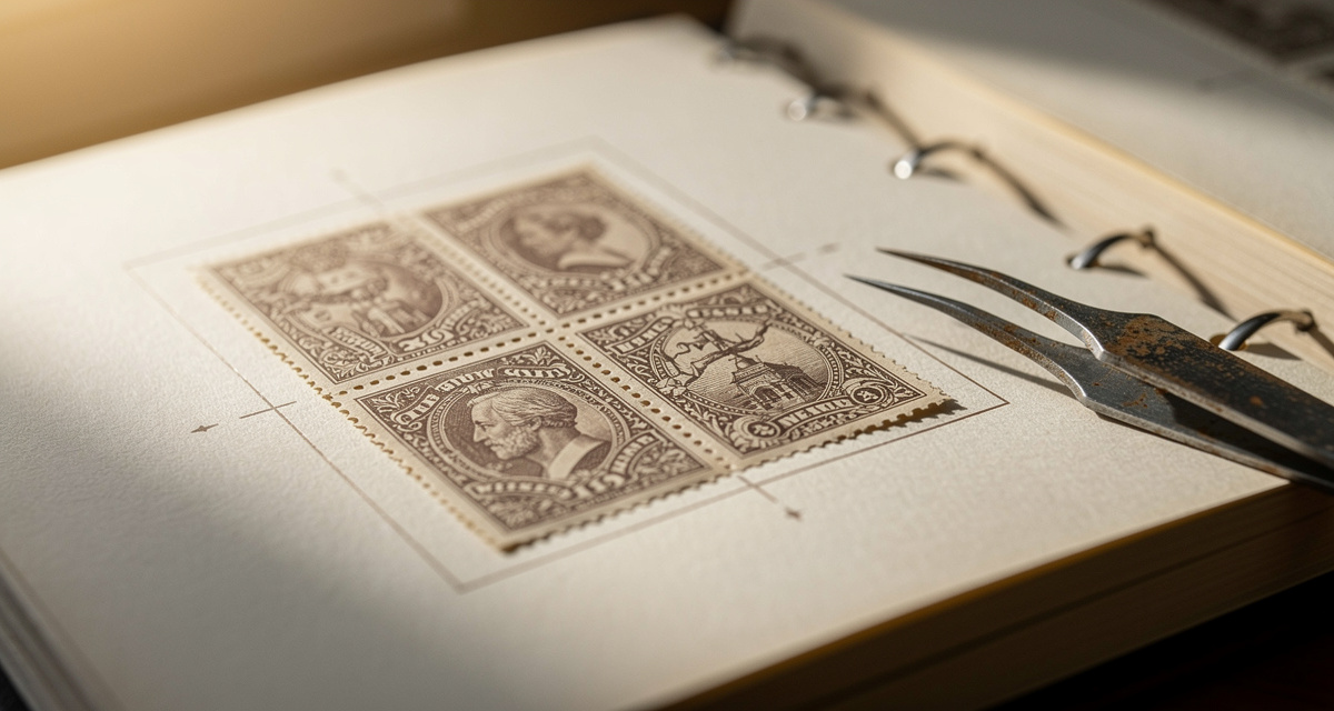 Viererblock vier zusammenhaengende Briefmarken im 2x2-Quadrat ungetrennt