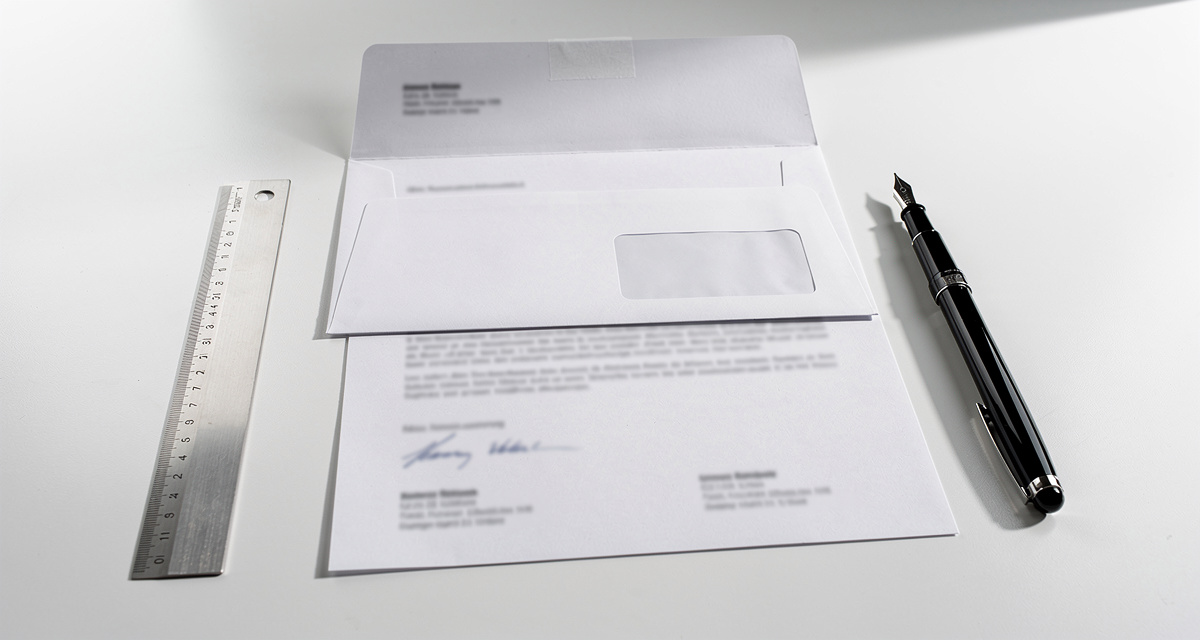 Briefumschlag beschriften - Zonen für Absender, Empfänger und Codierzone im Überblick