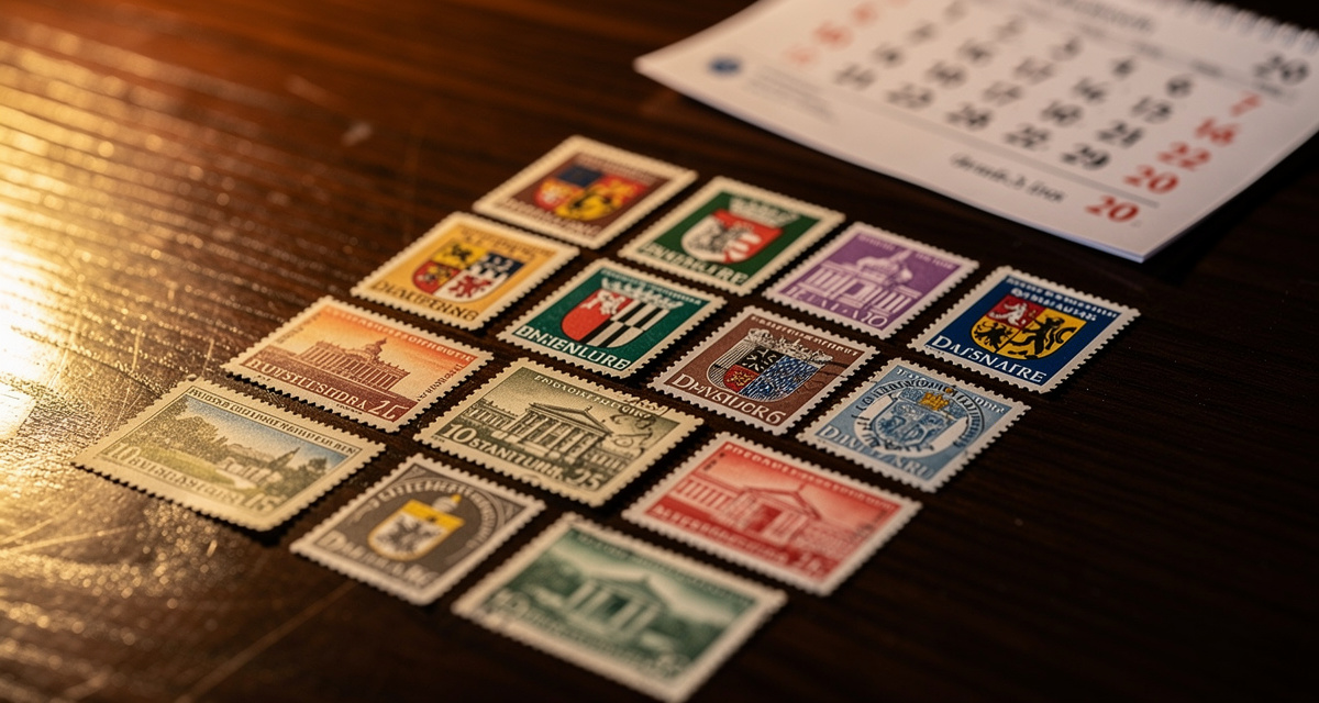 Briefmarken Gültigkeit - D-Mark-Marke und Euro-Marke im Vergleich