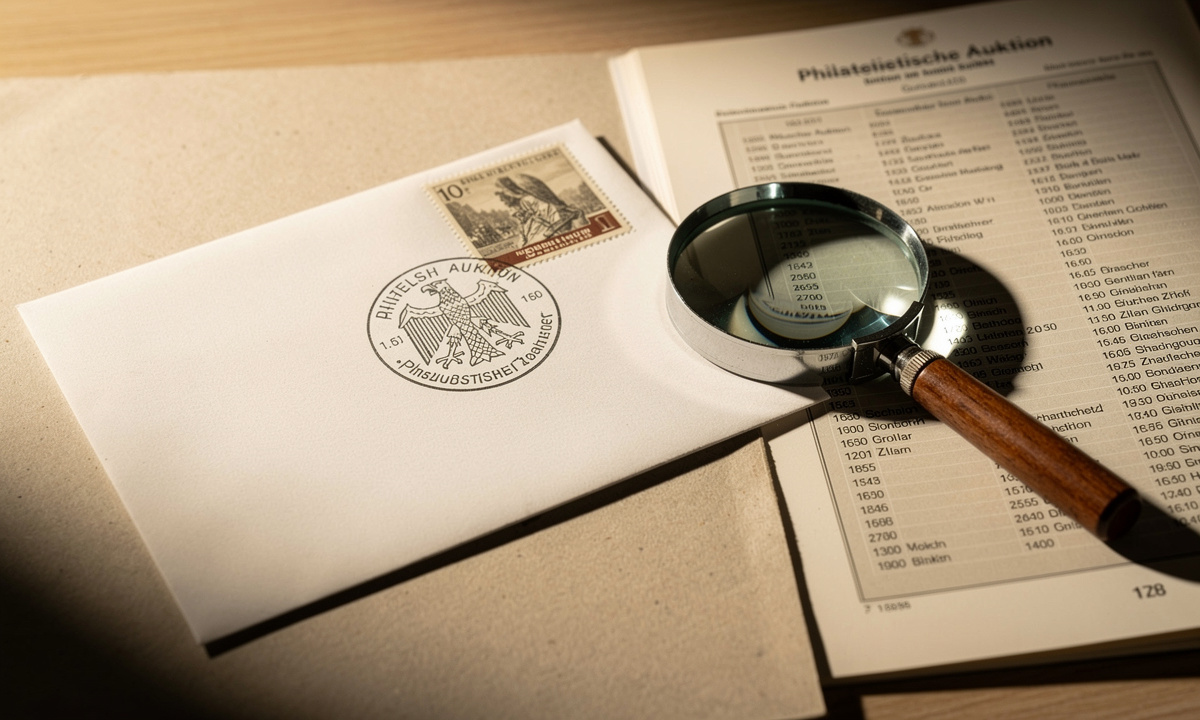 Ersttagsbrief einer deutschen Gedenkmarke mit Ortsersttag-Stempel